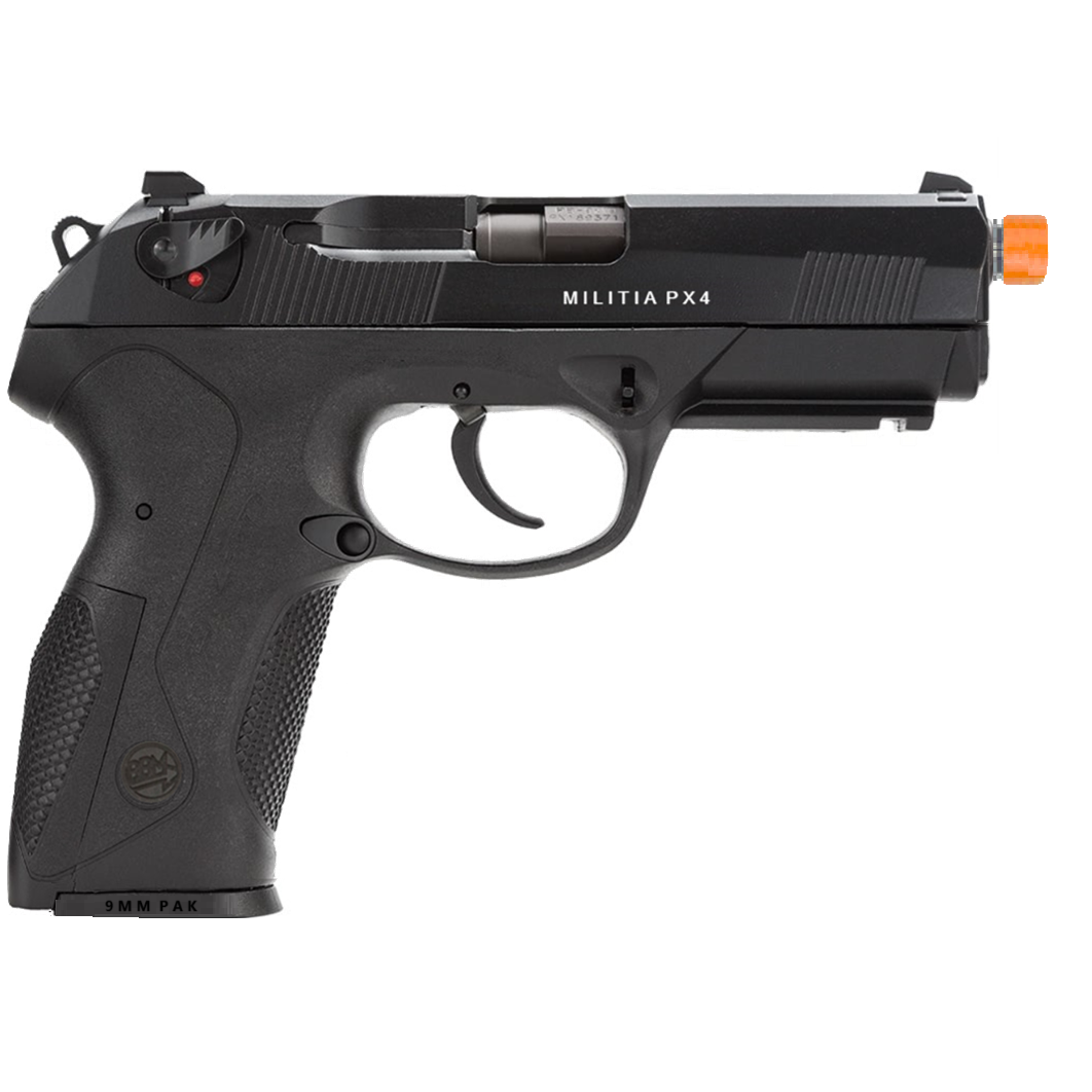Militia Model PX4 Storm Semi-Auto Front Firing 9mm Blank Non-Gun Pistol Prop 4