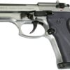 Model 92F Compact Full-Auto 9mm Blank Non-Gun Prop Pistol (Nickel)